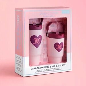 Juicy Couture Flip Flow Hydration Stainless Steel Screw Top Tumbler with Flip